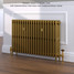 CI-RC660-20-MET-GOLD-LS01 - Richmond 4 Column Victorian Cast Iron Radiator H660mm x W1826mm CI-RC660-20-MET-GOLD-LS01 - Richmond 4 Column Victorian Cast Iron Radiator H660mm x W1826mm